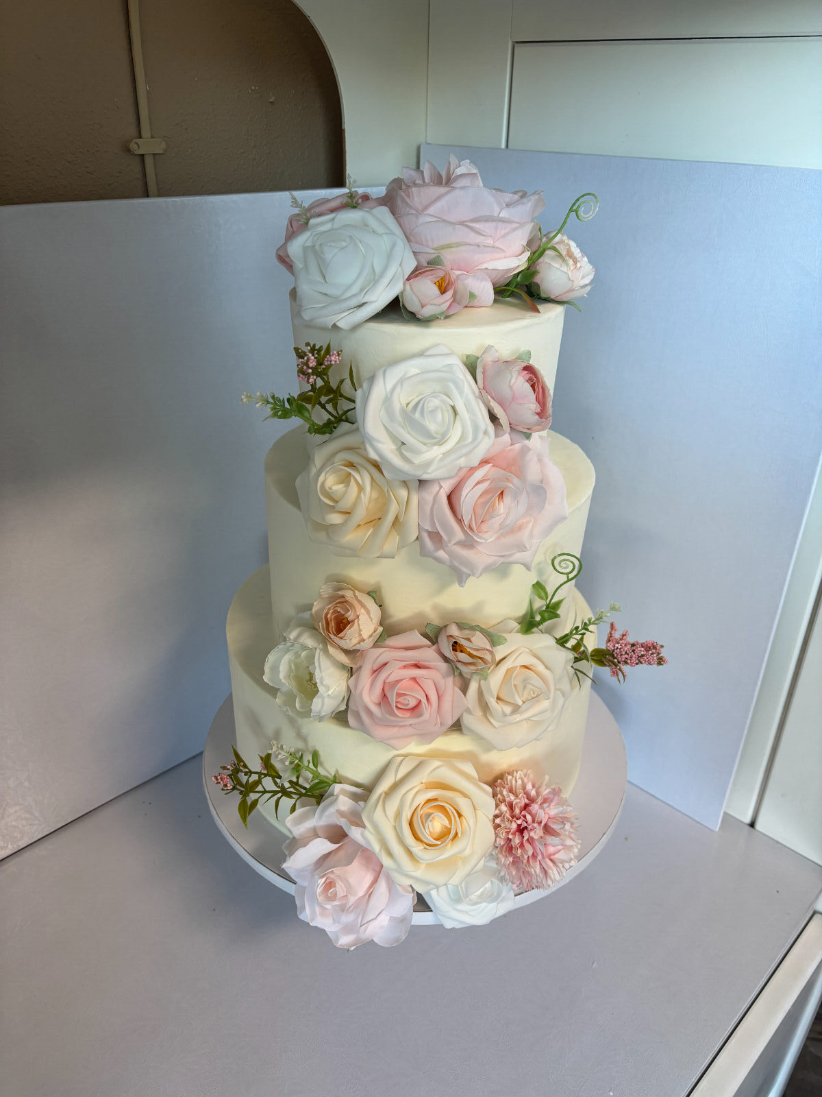 3 tier floral front